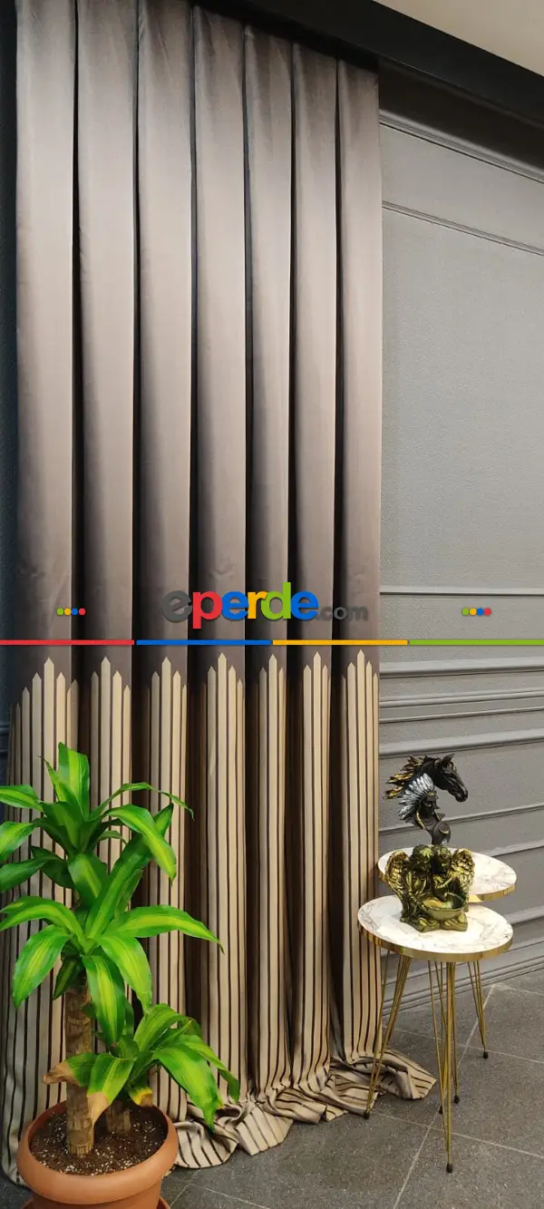 Salon Fon Perde - Pano Dokuma Fon Perde, Adet Fiyatıdır, İstediğiniz Boy Ölçüsünde Dikilir, Eni 50 İla 100cm Arası Seçenekler, Sık Piledir 50cm X 1cm 