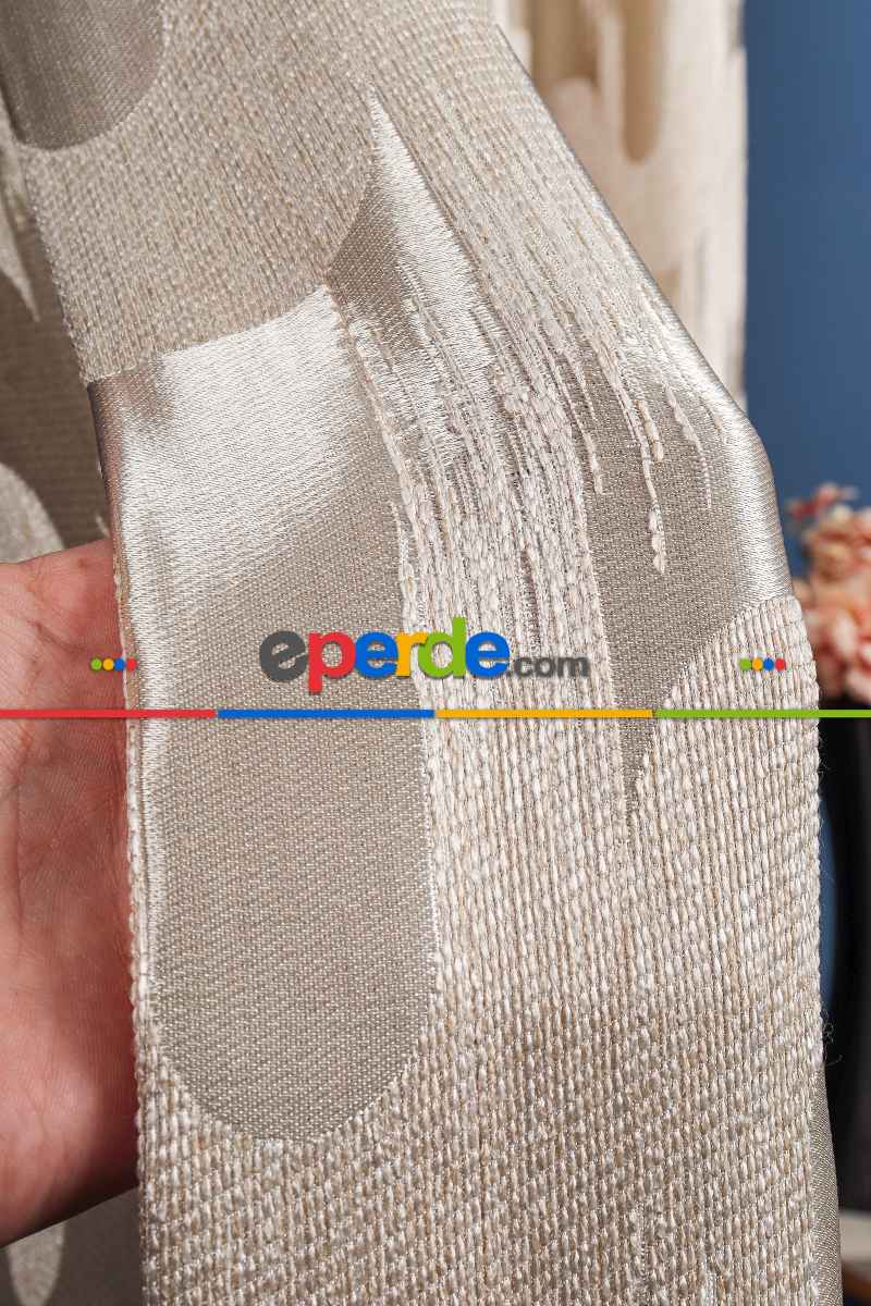 Avantgarde Antrasit Dalgalar Desenli– Modern Jakar Dokuma Fon Perde