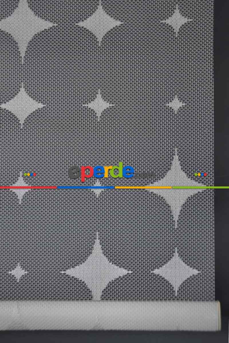 Halim Perdesan Dacuz-201 Beyaz Renk Etekli Veya Eteksiz Çift Mekanizmalı Tül Stor Perde