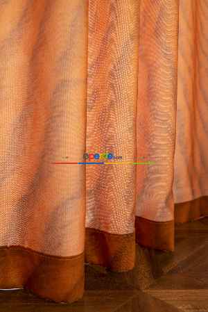 Hazır Ölçülü Dökümlü Kumaştan Çöl Ve Gökyüzü Manzaralı Baskılı Pilesiz Fon Perde 1. Kalite