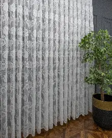 Damaks Desenli Fransız Danteli Örme Tül Damaks Desen