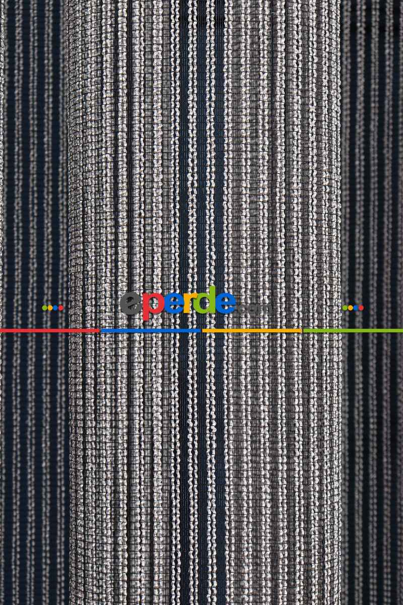 Salon Tül - Luka Gri-antrasit Düz Tül Perde Ütü İstemez