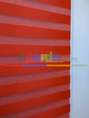 Düz Kırmızı Zebra Perde- Kırmızı