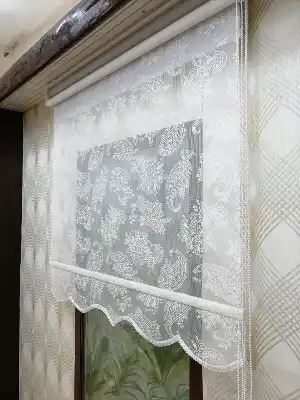 Çifli Sistem Tül Ve Stor Perde Bdz ( 814 )- Beyaz