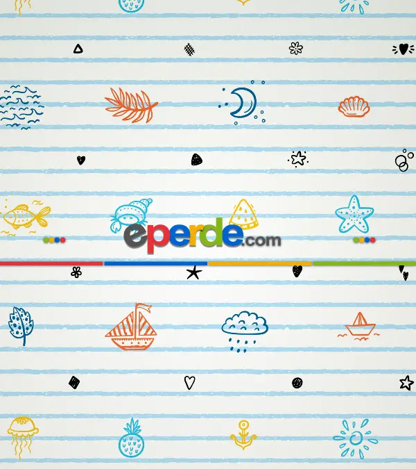Bebek Odası - Denizci Desenli Baskılı Stor Perde- Çok Renkli