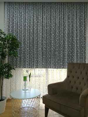 Mutfak 2021 Tül Perde- Ekru