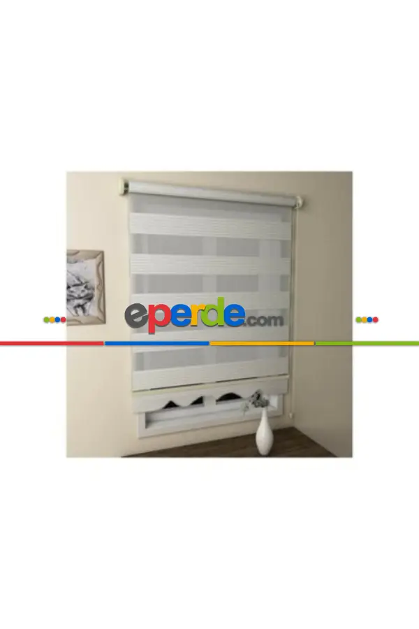 Dip Fiyat Brillant Pliseli Zebra Perde Aynı Gün Kargo !!!