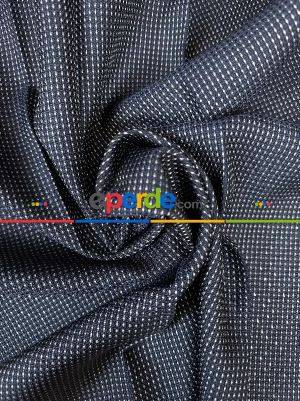 Yatak Odası - 9 Farklı Renk Simli Jakar Dokuma Fon Perde