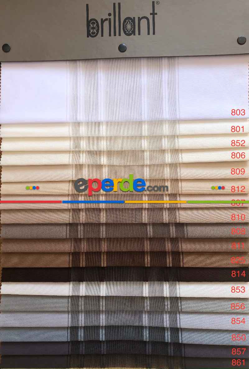 Dikey Tül Perde Fon-tül-güneşlik Hepsi Bir Arada