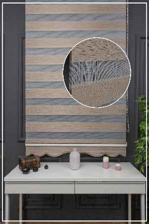 Mutfak Zebra Perde Düz Seri- Beyaz