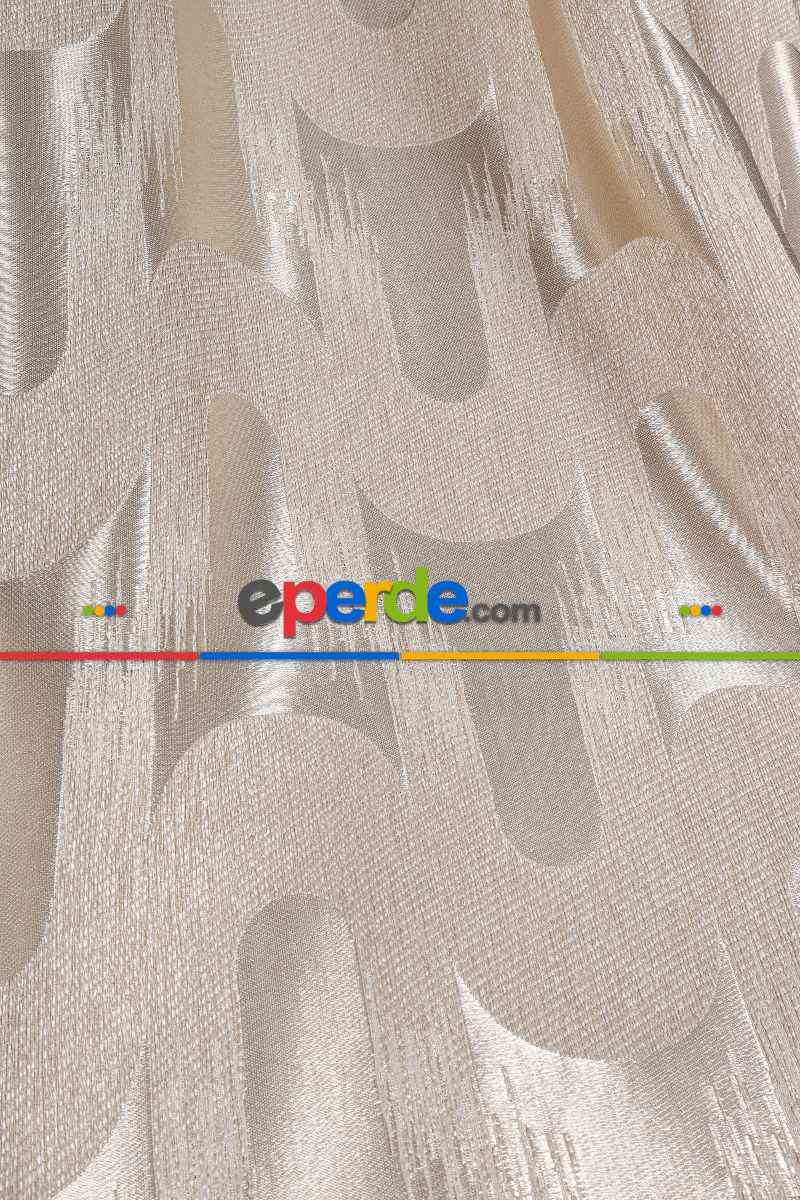 Avantgarde Antrasit Dalgalar Desenli– Modern Jakar Dokuma Fon Perde