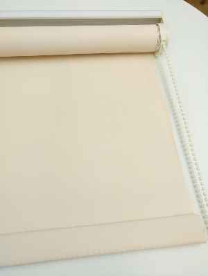 Yatak Odası Stor Perde - Stor Perde Mat Pastel Serisi (pvc Kaplama) Kalın Dokulu- Krem Koyu