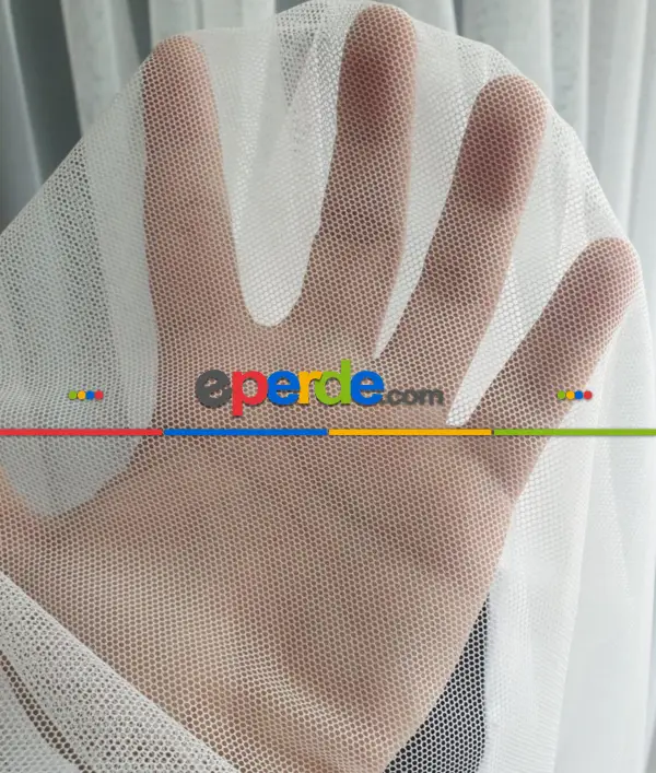 Mutfak - Brillant Arne Desen Nakışlı Orjinal Tül Perde