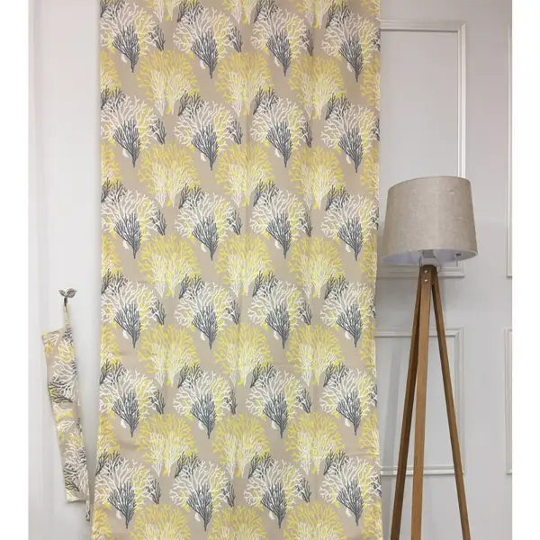 Salon Fon - Mercan Marine Desenli Fon Perde Evm1080 Kumaşı Kalındır Duck Bezi Değildir- Gri-Füme-Antrasit-Sarı-Beyaz