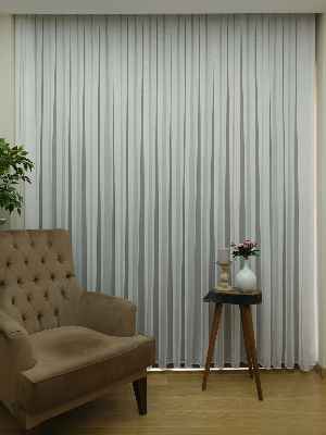 Özel Dokuma Buzlu Düz Tül Perde 2021 Ütü Gerektirmez- Ekru