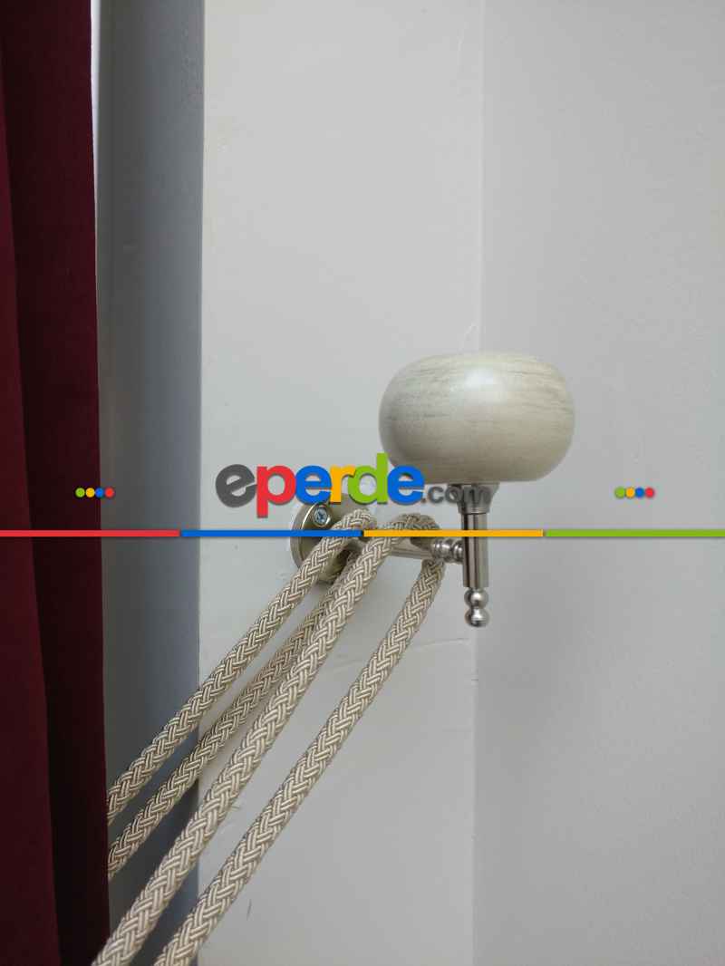 Düz Renk Dökümlü Fon Perde (180)- Bordo