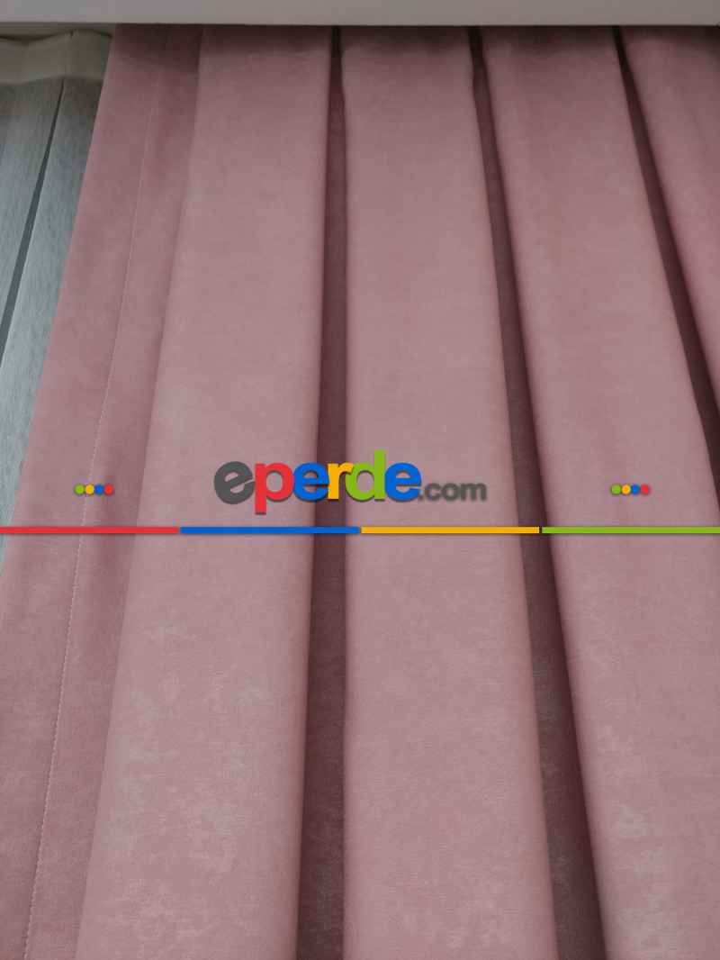 Soft Pembe Fon Perde (150)- A.pudra-pembe