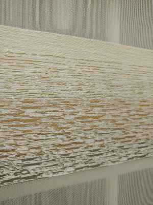 Krem - Kahverenk Geçişli Zebra Perde 2021 Elit(kalın Kumaş)- Krem-kahve