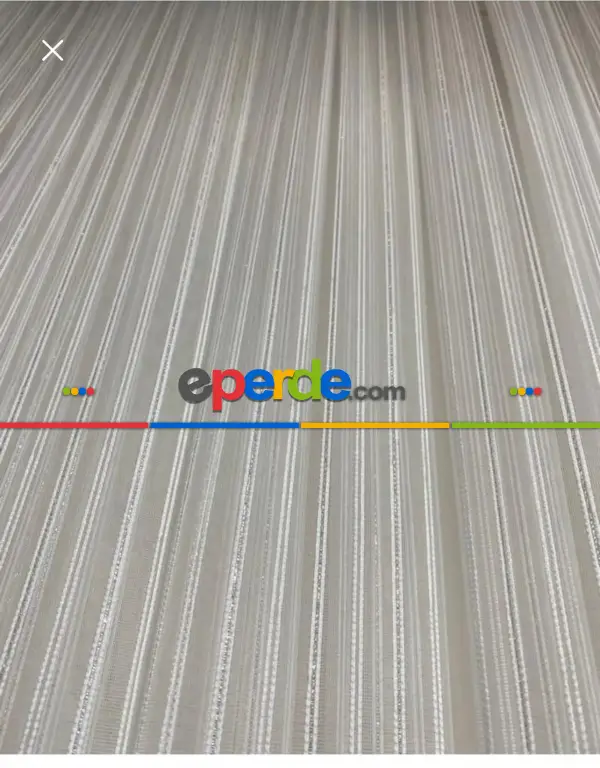 Simli Çizgili Makarna Tül Perde 2023 Trend Ürün Kampanya