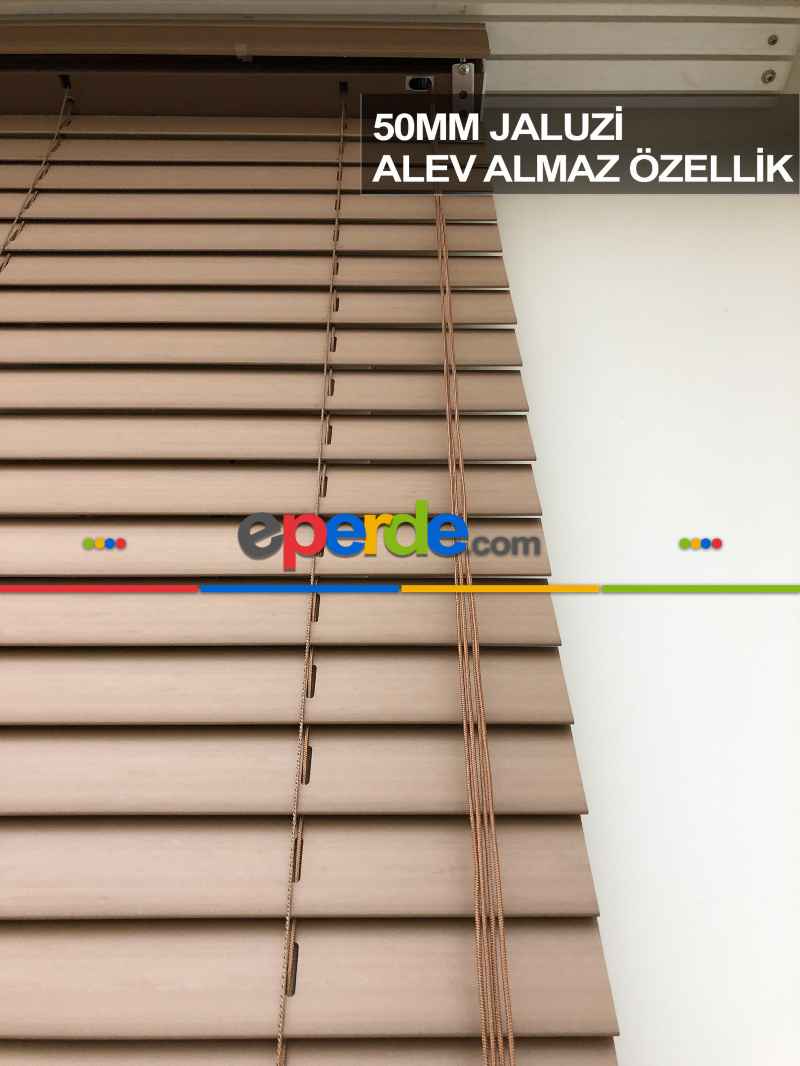 Mutfak Ahşap Jaluzi Perde- Ceviz