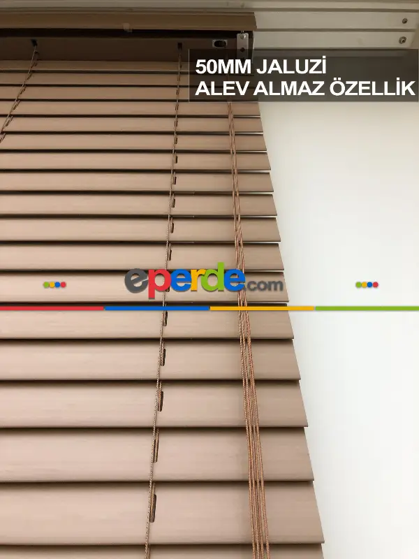 Mutfak Ahşap Jaluzi Perde- Ceviz