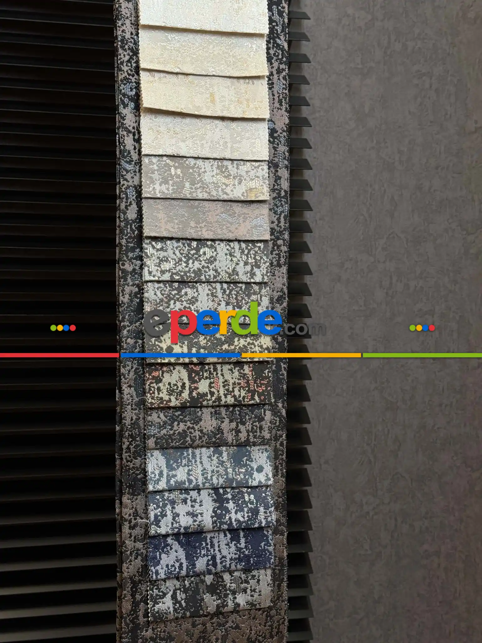 Salon - 14 Farklı Renk Jakar Dokuma Fon Perde