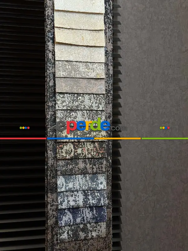 Yatak Odası - 14 Farklı Renk Jakar Dokuma Fon Perde