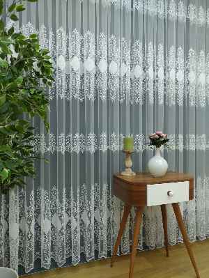 Brode İşlemeli Tül Perde Özel Seri Elit 103- Ekru