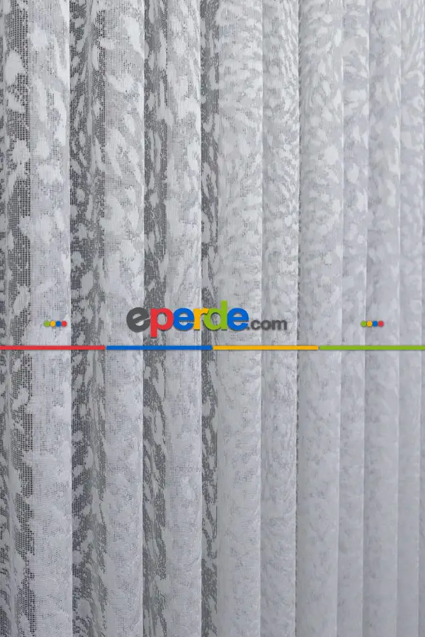 Salon - Kardelen Desen Tasarım Model Tül Perde