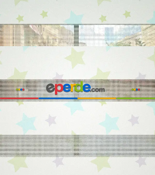 Yıldız Desenli Baskılı Zebra Perde- Çok Renkli