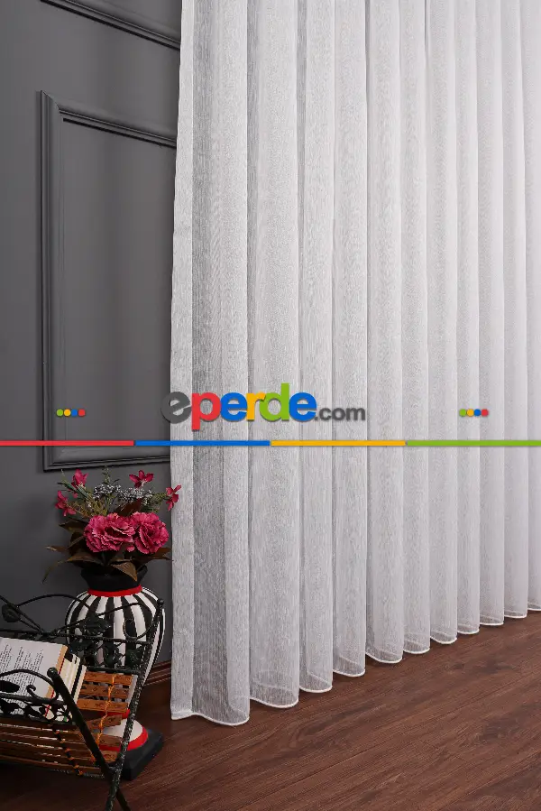 Bambu Keten Düz Tül Perde Akdz 995