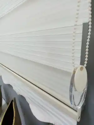 Oturma Odası - Zebra Perde Geniş Pileli(pliseli) Krem Renk 2021 Sezonu A Kalite Zebra Perde- Krem