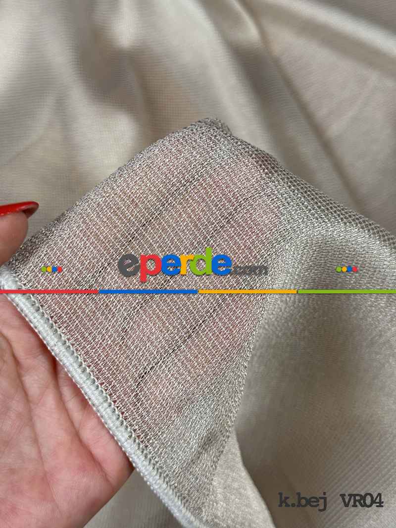 Yatak Odası - 6 Farklı Renk Tül Perde, Ağır Gramajlı Premium Seri, Kurşunlu Tül