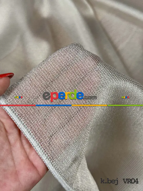 Salon - 6 Farklı Renk Tül Perde, Ağır Gramajlı Premium Seri, Kurşunlu Tül