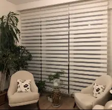 Zebra Perde Bambu Ekru