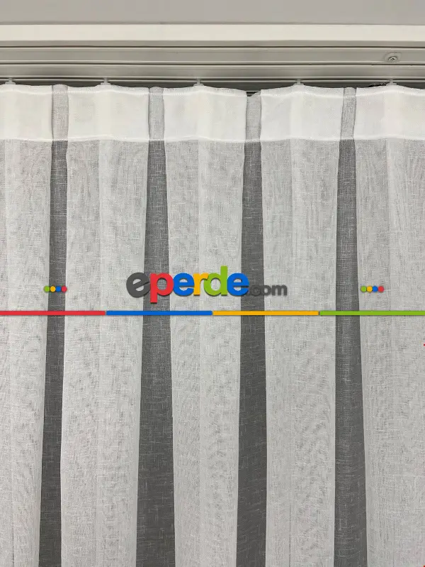 Natural Keten Tül Birinci Kalite İplikten Özel Üretilmiştir - Ütü İstemez