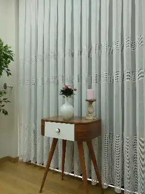 Keten Tül Gramajlı Perde- Ekru - Kurşunlu Tül