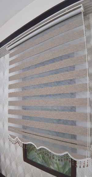 Sütlü Kahve - Bambu Zebra Perde