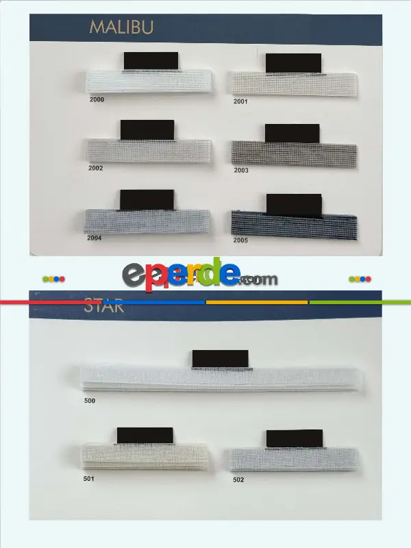 Premium Tül Plise Perde - 9 Renk - Cam Balkon Ve Pimapen İçin