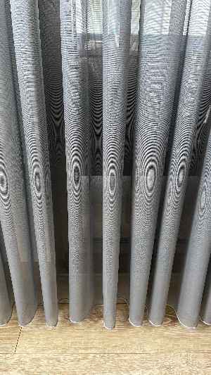 % 50 İndirimli Hazır Ölçü Gri-füme Tül - İnci Tül - Dönergücü