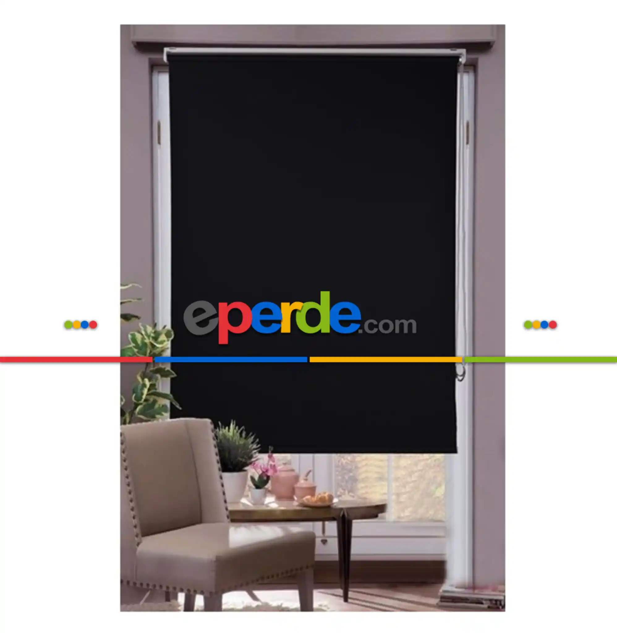 Siyah Blackout Stor Perde