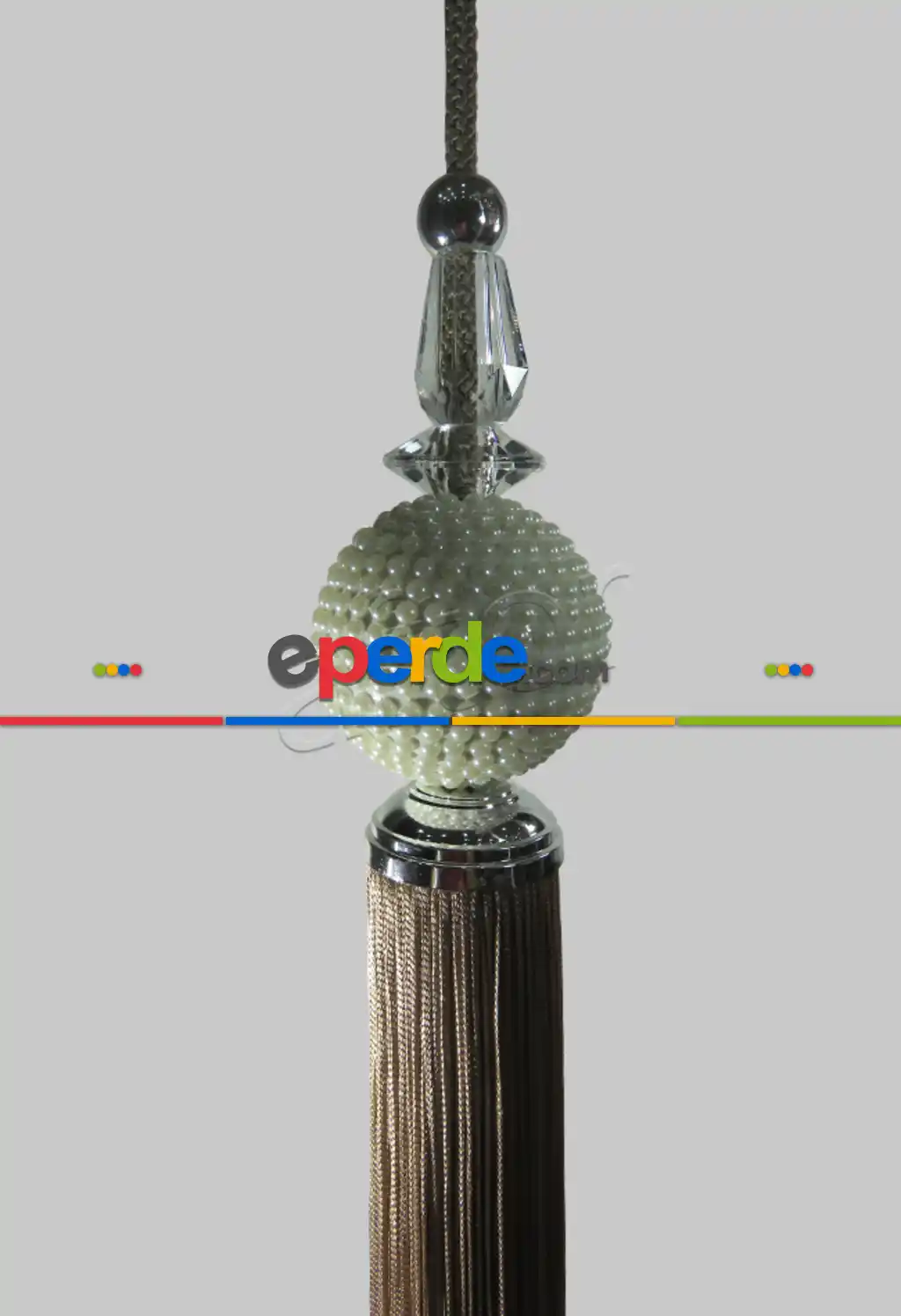 Perde Sarkıtı İncili Sarkıt (ertesi Gun Kargo)- Kahve Açık