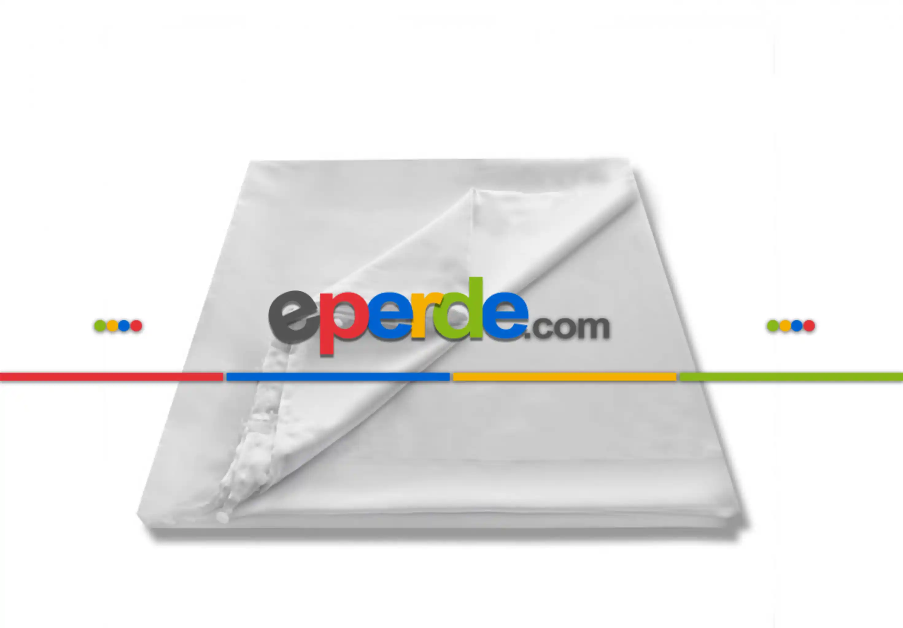 Oturma Odası - Beyaz Krem Saten Uzun Güneşlik 1. Kalite Fransız Camlar İçin