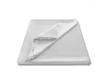 Yatak Odası - Beyaz Krem Saten Uzun Güneşlik 1. Kalite Fransız Camlar İçin