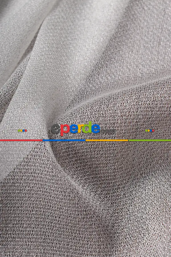 Salon Tül - Ekru Düz Tül Perde Ütü Istemez