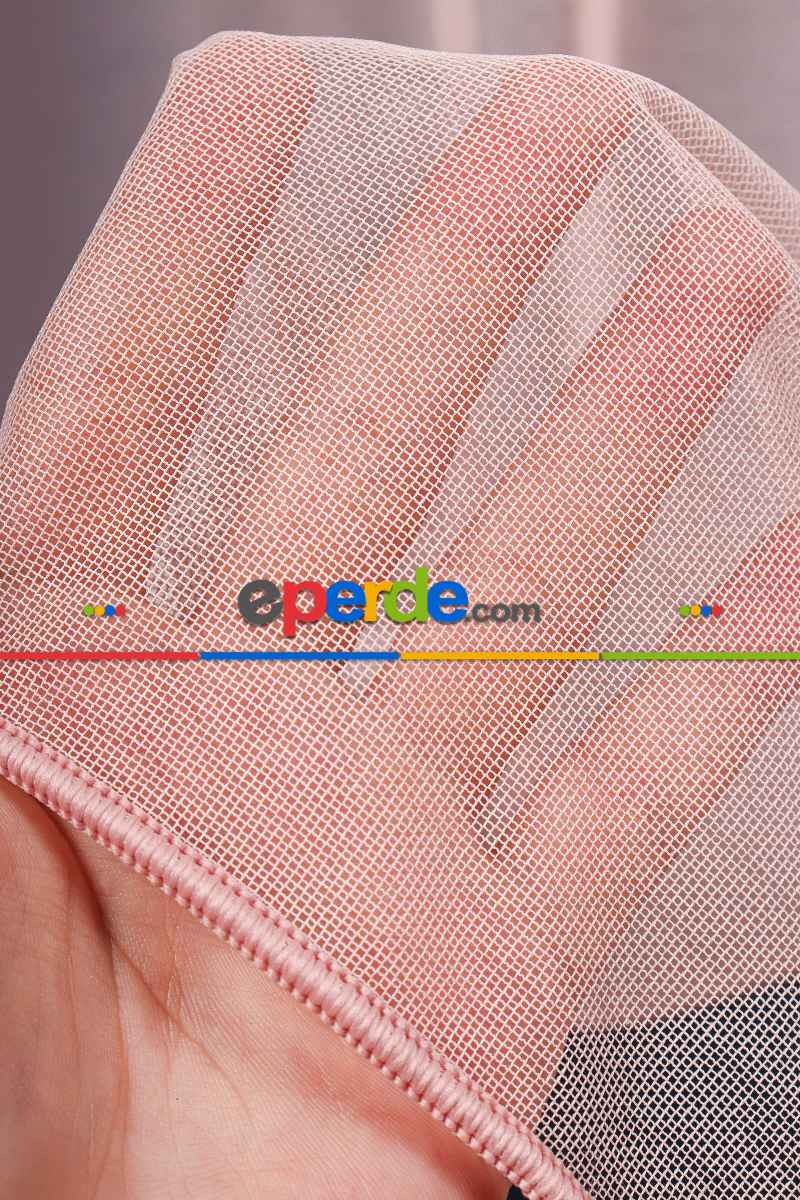 Ofelya Pudra - Düz Tül Perde