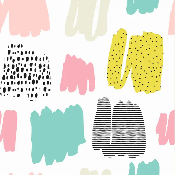 Suluboya Desenli Fon Perde Evm996-1 Kumaşı Kalındır Duck Bezi Değildir- Siyah-Sarı-Beyaz-Pembe