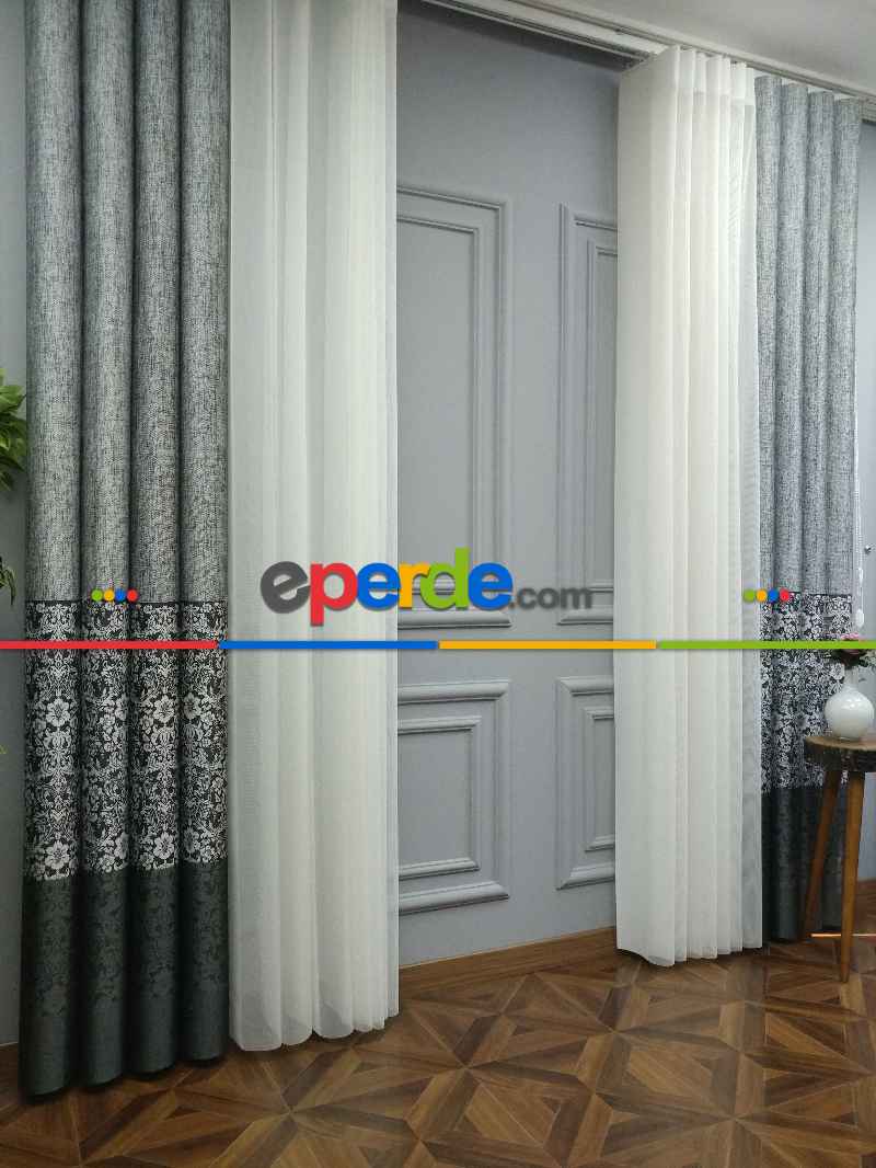 Yatak Odası - Lens Akıllı Dikey Tül Perde Antik-53- Çok Renkli 2