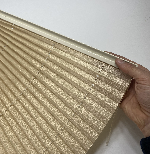 Brillannt Plisel Perde - Cam Balkon Perdesi - Pimapen Perdesi - Sütlü Kahve (20 Renk) Kolay Montaj Yaylı Sistem, Vidalı Sistem Veya Yapıştırma Kahverengi - Krem - Diğer - Meşe