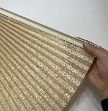 Brillannt Plisel Perde - Cam Balkon Perdesi - Pimapen Perdesi - Sütlü Kahve (20 Renk) Kolay Montaj Yaylı Sistem, Vidalı Sistem Veya Yapıştırma